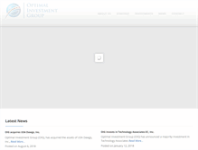 Tablet Screenshot of optimalinvestmentgroup.com